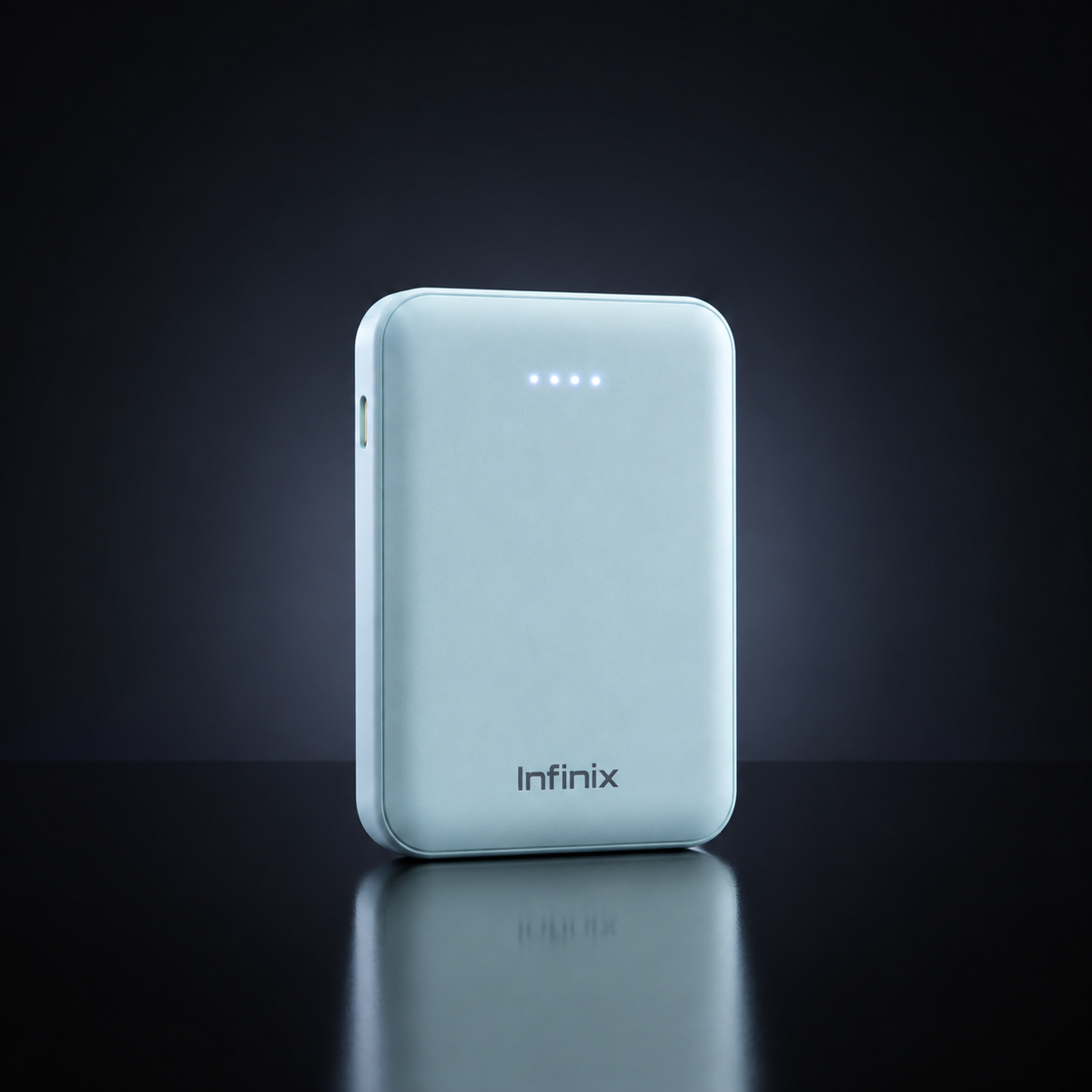 Infinix XP05 5000mAh Power Bank – Fast Charging Portable Charger with Dual USB Output, LED Indicator.