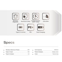 Infinix MagPower XP06 Magnetic Wireless Power Bank – 5000mAh