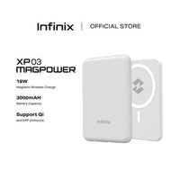 Infinix MagPower XP03 Magnetic Wireless Charger 3000mAh | Fast Charge | Slim Portable Power Bank