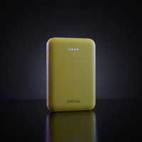 Infinix 5000mAh Power Bank – Fast Charging Portable Charger with Dual USB Output, LED Indicator.