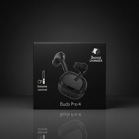 Buds Pro 4 Wireless Bluetooth 5.3 Earbuds | Hi-Fi Deep Bass | Touch Control | 30 Hours Battery